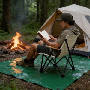 Lightweight outdoor folding chair
