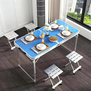 Round Tube Aluminum Alloy Folding Table